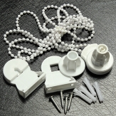 Kit de réparation de support d'embrayage de rouleau de rideau avec chaîne de perles sur tube de 25 mm